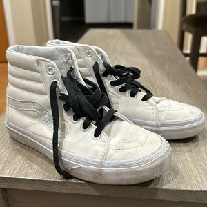 Vans sk8-hi white hightop